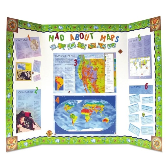 Elmer's Tri-fold Foam Display Board White NWT - Picture 2 of 4